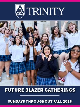 students cheering outside school